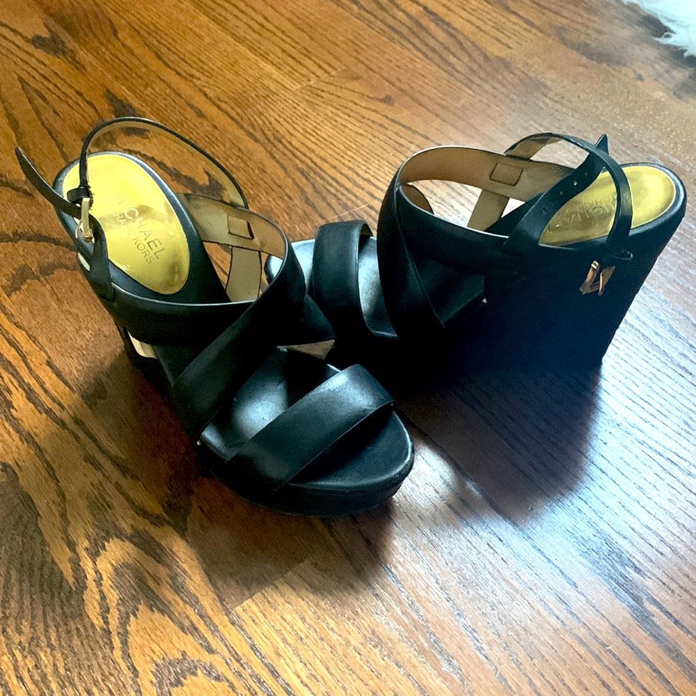 Michael Kors 4 inch wedge sandle